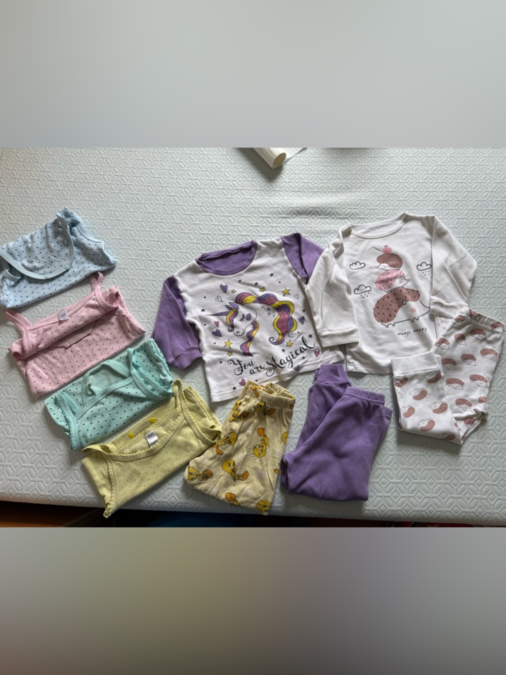 Pajama and undershirt bundle